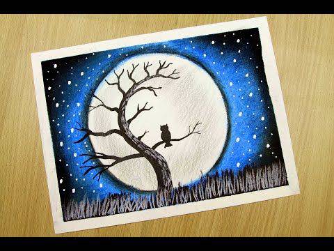 3D Drawing Moon