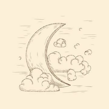 A Drawing Of The Moon