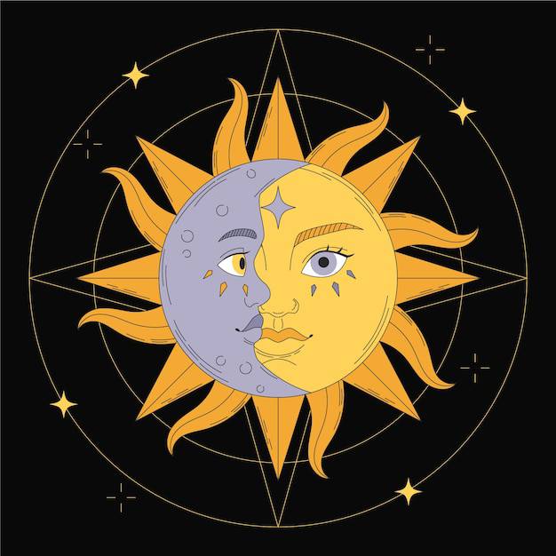 Drawing Of Earth Sun And Moon