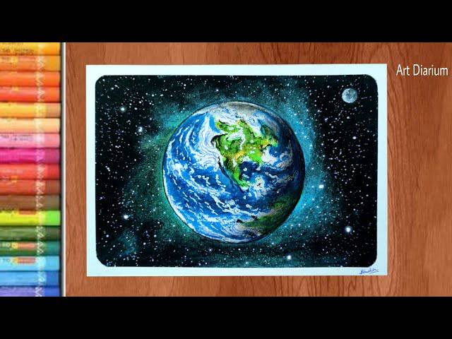 Earth Drawing In Easy